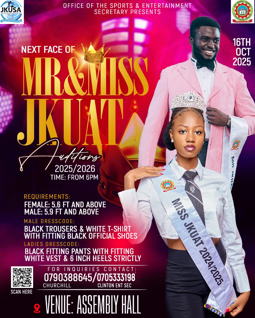 Mr & Mrs JKUAT Auditions